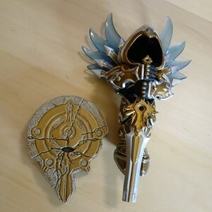 Gold and Silver Angelic Diablo Figurine Statue